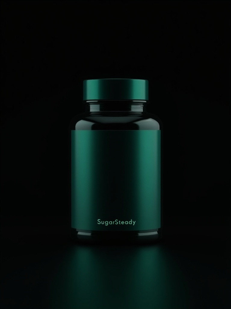 SugarSteady Supplement Bottle